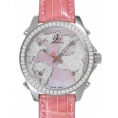 ジェイコブ 腕時計スーパーコピークォーツステンレス ダイヤモンド ピンク タイプ 新品メンズ