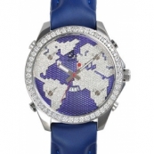 ジェイコブ腕時計スーパーコピー クォーツステンレス ダイヤモンド パープル