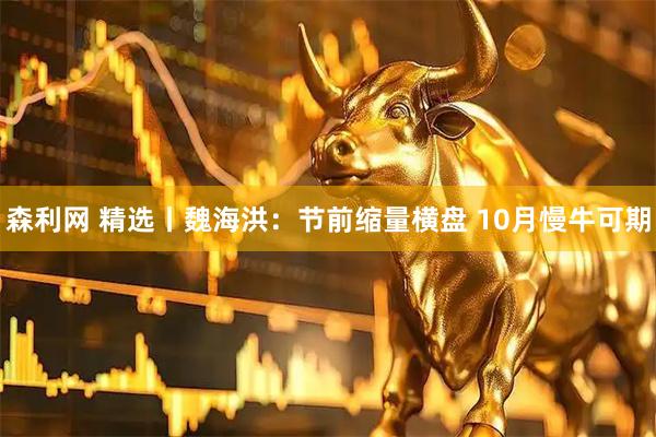 森利网 精选丨魏海洪：节前缩量横盘 10月慢牛可期