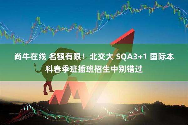 尚牛在线 名额有限!北交大 SQA3+1 国际本科春季班插班招生中别错过
